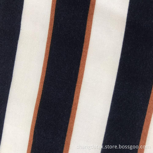 Rayon Screen Print Line Design For Dress Fabric